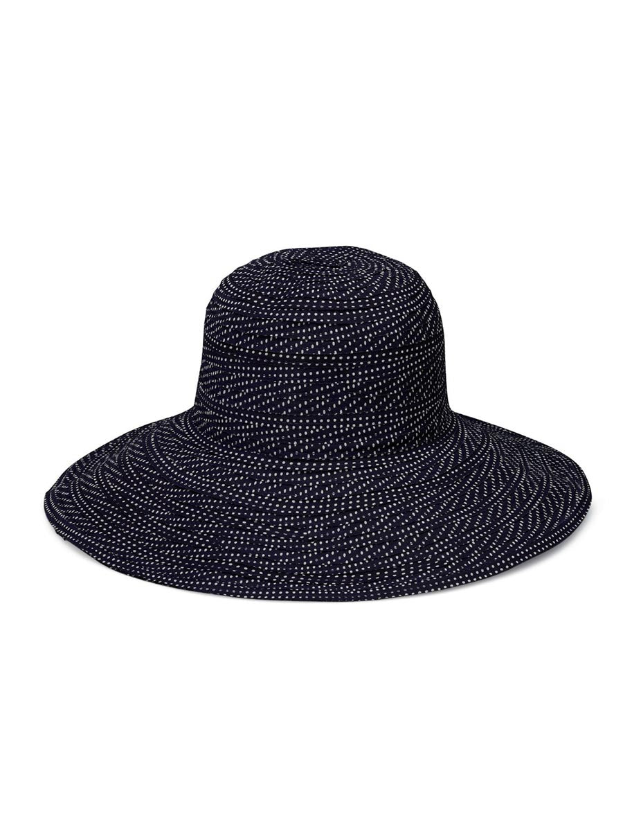 Wallaroo Scrunchie Hat in Black/White